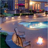 outdoor lighting by NLG landscaping contractors burlington