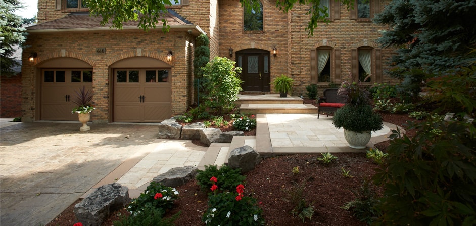 A porch resurfaced in Burlington, Ontario 