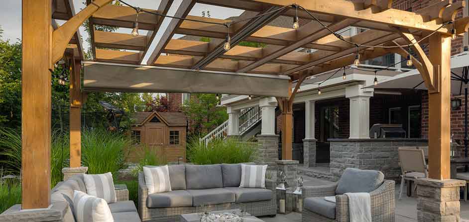 custom pergola in Burlington