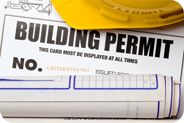 Building permit for landscape project