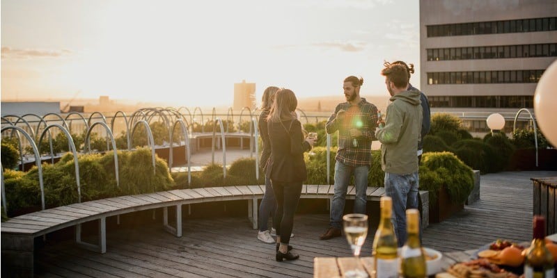 rooftop deck